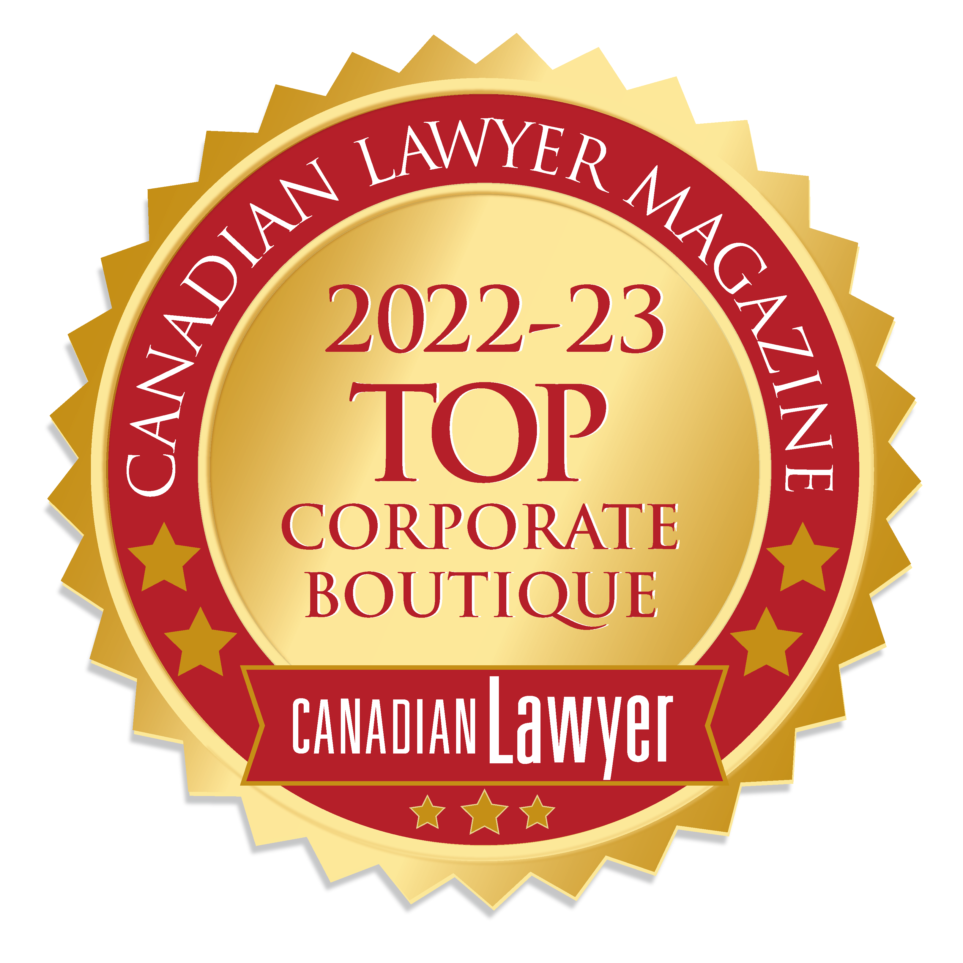 Canadian Lawyer Badge